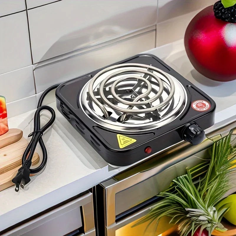 1000W Electric Stove For Cooking, Hot Plate Heat Up In Just 2 Mins, Easy To Clean