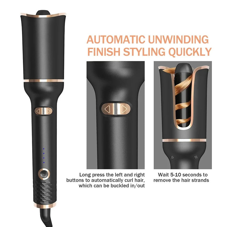 ✨ Automatic Hair Curler – Perfect Curls in Seconds! 💁‍♀️