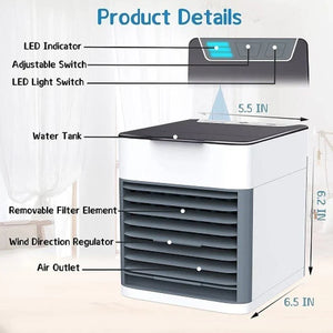 Air Ultra Portable Home Air Cooler Mini Usb 3 In 1 Air Cooler Portable Personal Air Conditioner