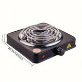 1000W Electric Stove For Cooking, Hot Plate Heat Up In Just 2 Mins, Easy To Clean