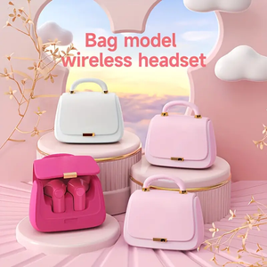 Fashion Wireless Noise-Cancelling Headset for Women & Girls – White & Pink