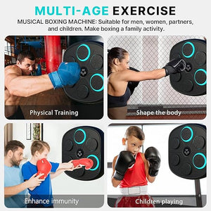 New Smart Music Boxing Machine Adult/Children Sports Fitness Boxing Trainer Home Exercise Response Training Boxing Wall Target