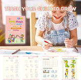 SANK Copybooks Pen Magic Copy Book Free Wiping Children's Kids Writing Sticker Practice Copybook For Calligraphy