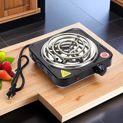 1000W Electric Stove For Cooking, Hot Plate Heat Up In Just 2 Mins, Easy To Clean