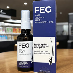 FEGPLUS Rosemary Beard & Hair Growth Serum (50ml), Rosemary Extract Serum Hair Spray, Rosemary Oil for Hair Growth Booster, Minoxidil Hair Fall Control, Stop Hair Loss Treatment & Thicker Hair